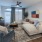 One bedroom model room living room