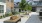 Outdoor sidewalk with seating