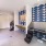 Two indoor pet baths and drying area