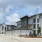 Exterior of apartments and garages
