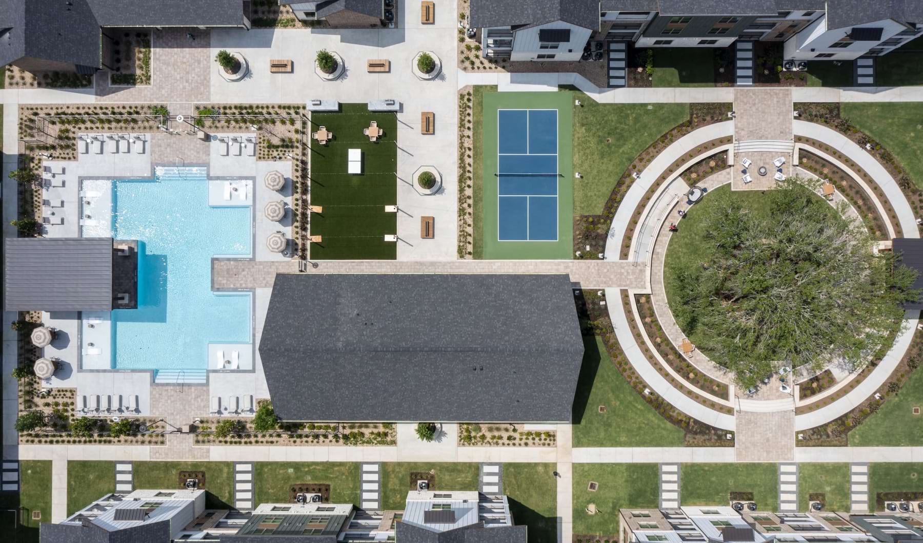 Aerial view of The Oak at Katy Park